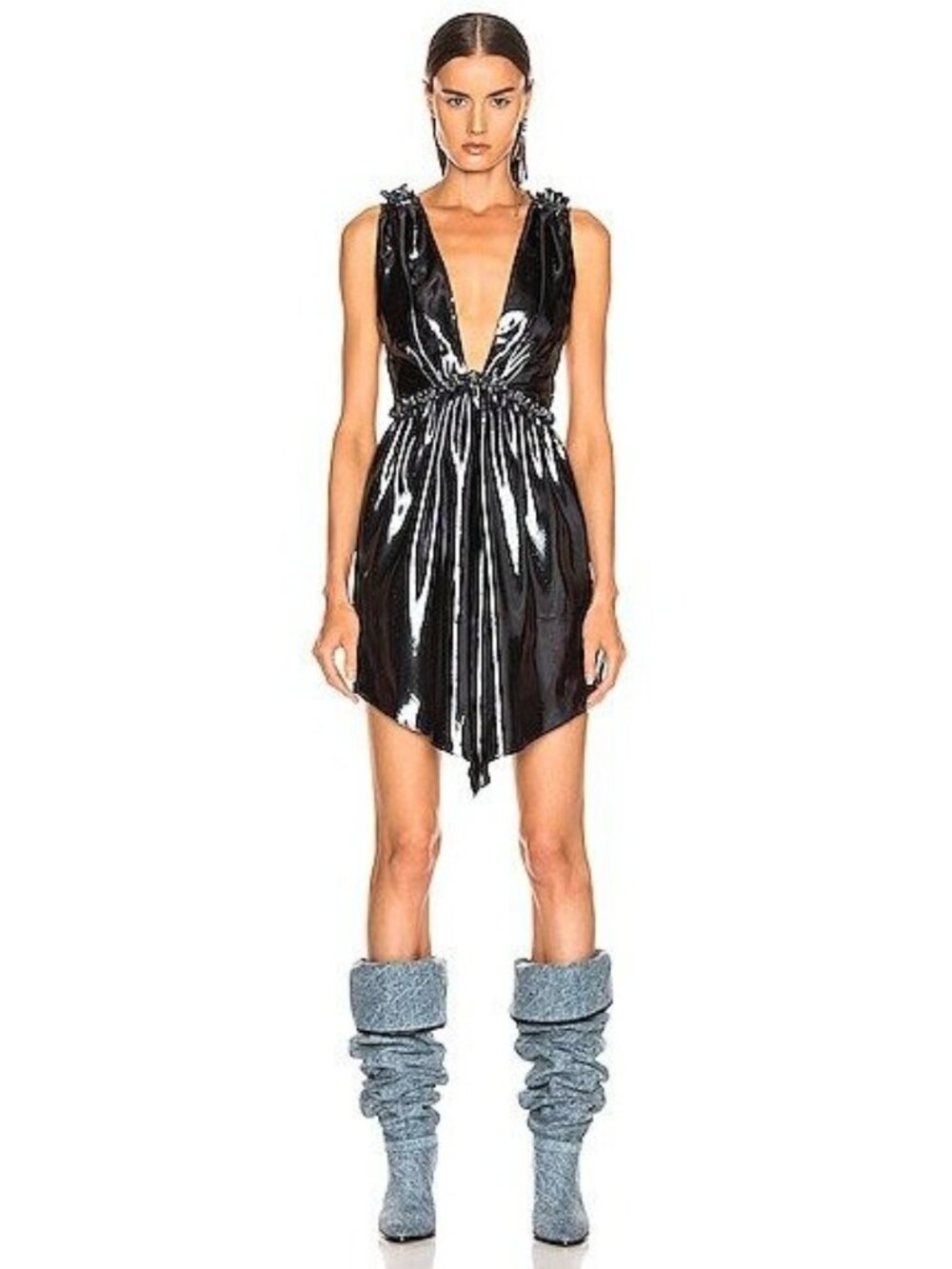 ISABEL MARANT Kyle Metallic Mini Dress Size Medium / 38 NEW NWT